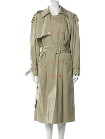 Pre-owned The Row June Trench Coat In Green