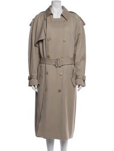 Pre-owned The Row June Virgin Wool Trench Coat In Neutrals