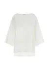 The Row Junia Cotton Blouse In White