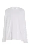 The Row Kabira Oversized Brushed Cotton-jersey T-shirt