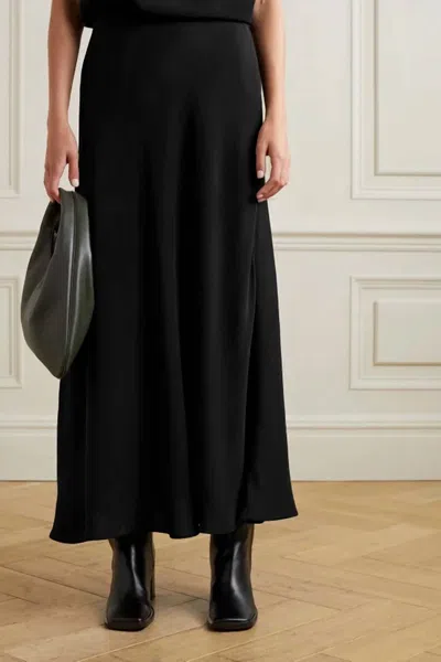 The Row Kaddu Midi Length Skirt In Black