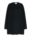 The Row Kala Coat In Cashmere In Black