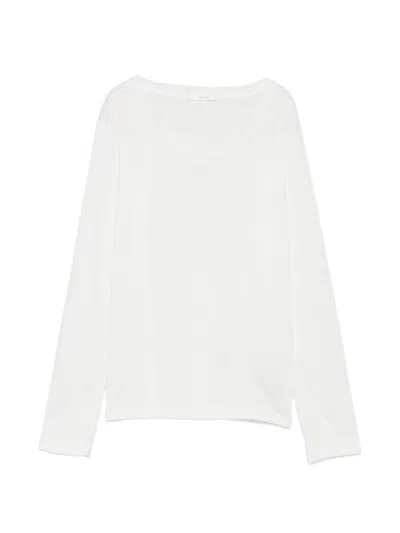 The Row Kalto Cotton T-shirt In White