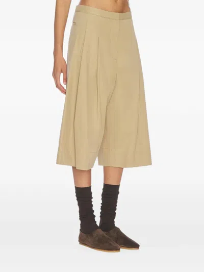 The Row Kalyan Short Sand In Brown