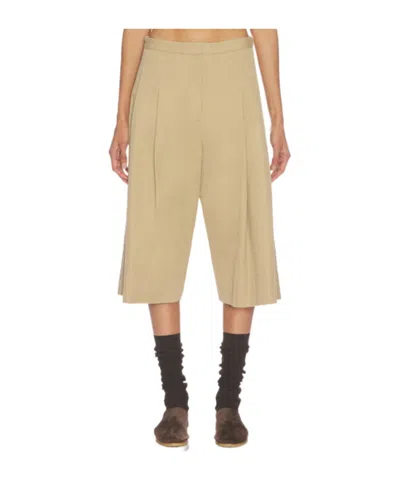 The Row Kalyan Shorts In Brown