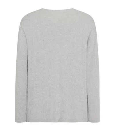 The Row Kamiro Brushed Cotton T-shirt In Gray