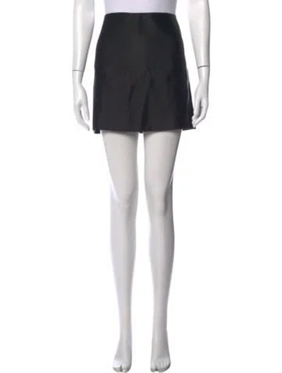 Pre-owned The Row Kanita Mini Skirt In Black