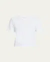 The Row Karpa Distressed Short-sleeve T-shirt In White