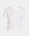 The Row Karpa Distressed Short-sleeve T-shirt In White