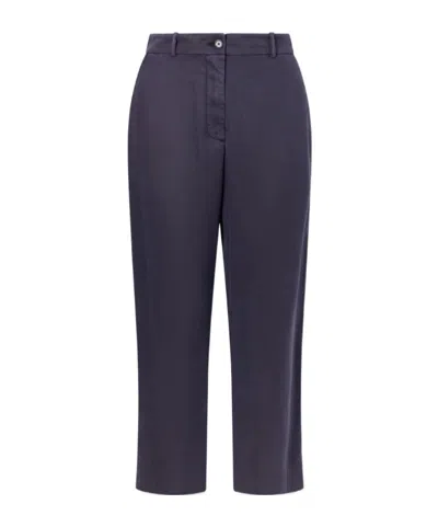 The Row Karsten Cropped Cotton Straight-leg Pants In Black