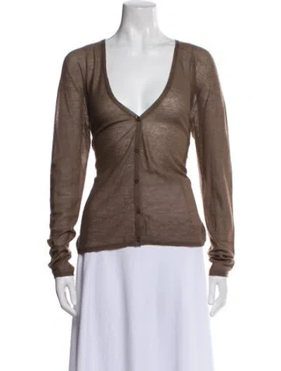 Pre-owned The Row Kasem Cashmere Sweater W/ Tags In Brown
