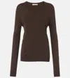The Row Katarina Jersey Top In Black