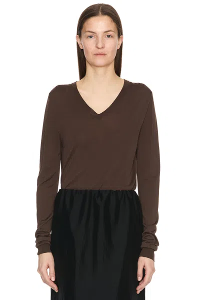 The Row Katarina Top In Brown