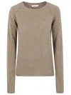 The Row Kathy Cotton Sweater In Green