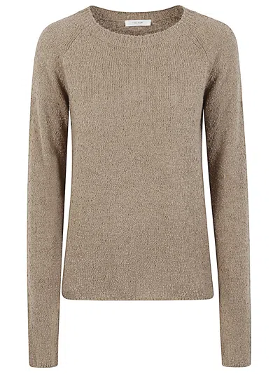 The Row Kathy Cotton Sweater In Green
