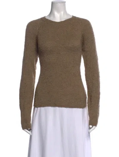 Pre-owned The Row Kathy Crew Neck Sweater W/ Tags In Brown