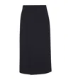 THE ROW KAVI VIRGIN WOOL WRAP SKIRT