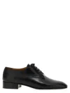 The Row Lace-up Leather Square Toe Shoes