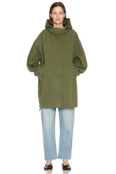 The Row Kemeta Coat In Green