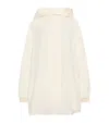 The Row Kemetina Silk Raincoat In Neutral