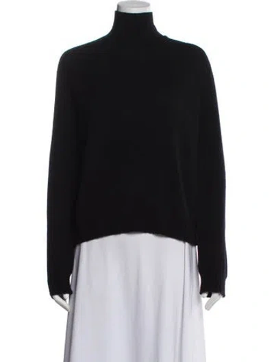 Pre-owned The Row Kensington Turtleneck Cashmere Sweater In Blue