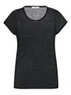 The Row Sheer Short-sleeve Top