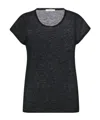 The Row Sheer Short-sleeve Top