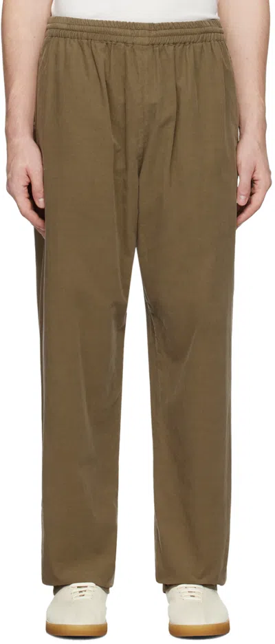 The Row Khaki Ando Trousers In Khk Khaki
