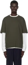 The Row Khaki Errigal T-shirt In Dvt Dovetail