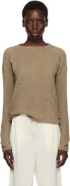The Row Kathy Sweater - Women's - Cotton/lycra In Brown