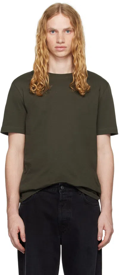 The Row Khaki Luke T-shirt In Dvt Dovetail