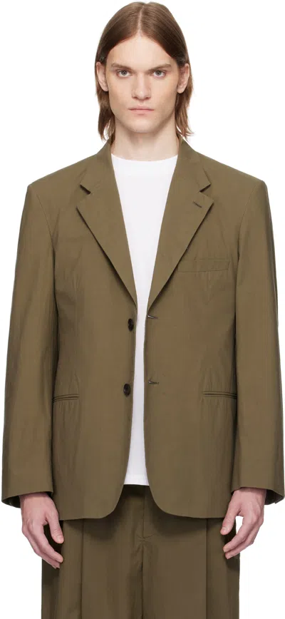 The Row Khaki Ritchie Blazer In Khk Khaki