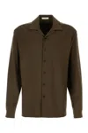 The Row Kanta Shirt With Long Sleeves And Chest Pocket In Green