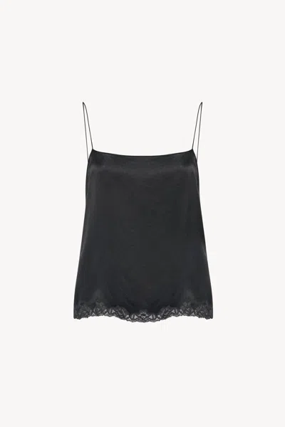 The Row Kilari Black Lingerie Top In Negro