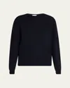 The Row Kisaora Crewneck Cashmere Sweater In Blue