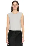 The Row Kishan Sleeveless Top In Gray