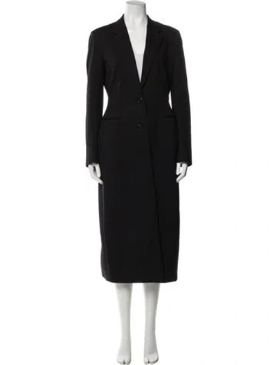Pre-owned The Row Kitan Coat Trench Coat In Black