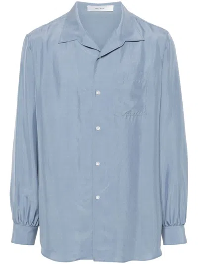 The Row Kiton Shirt In Lhs Light Slate