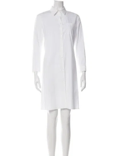 Pre-owned The Row Knee-length Dress In White