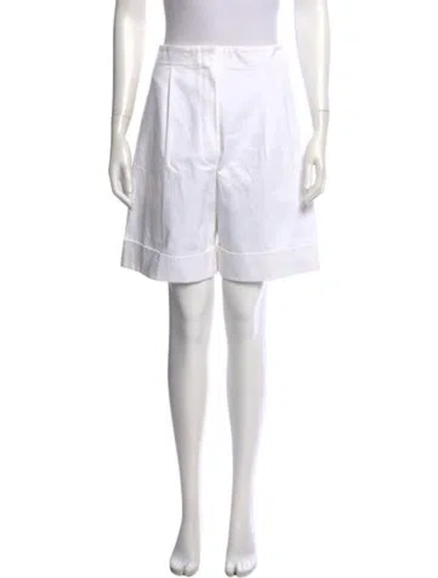 Pre-owned The Row Knee-length Shorts In White
