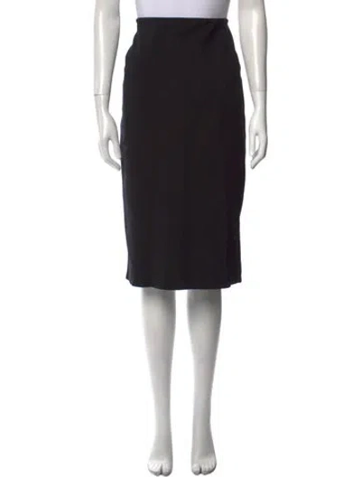 Pre-owned The Row Knee-length Skirt In Black