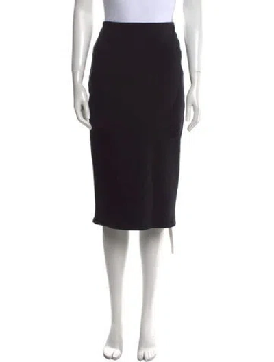 Pre-owned The Row Knee-length Skirt In Black