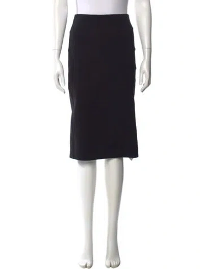 Pre-owned The Row Knee-length Skirt In Black