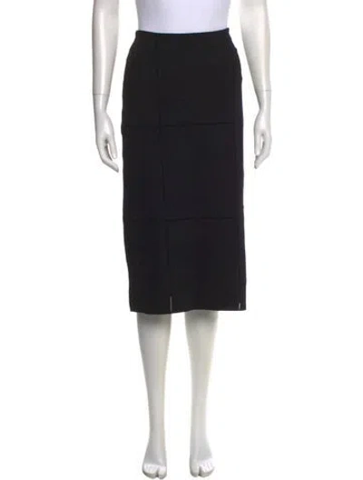 Pre-owned The Row Knee-length Skirt In Black