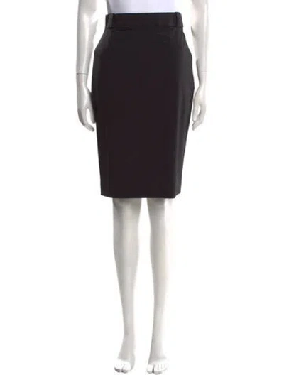 Pre-owned The Row Knee-length Skirt In Black