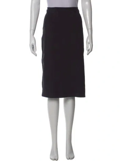 Pre-owned The Row Knee-length Skirt In Black