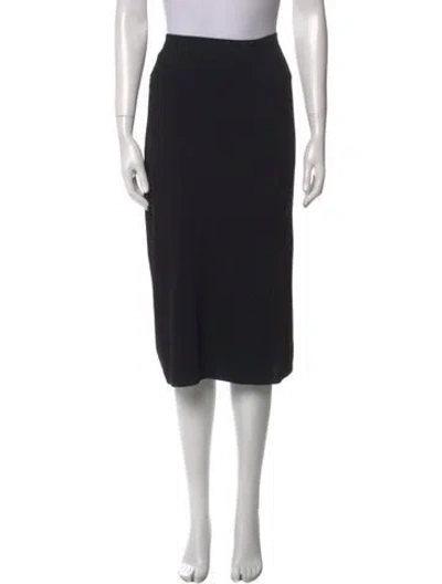 Pre-owned The Row Knee-length Skirt In Black