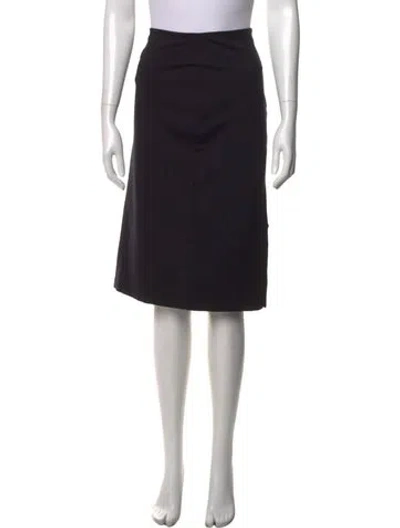 Pre-owned The Row Knee-length Skirt In Black