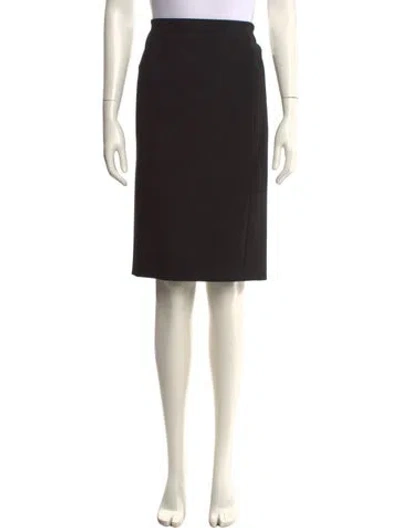 Pre-owned The Row Knee-length Skirt In Black