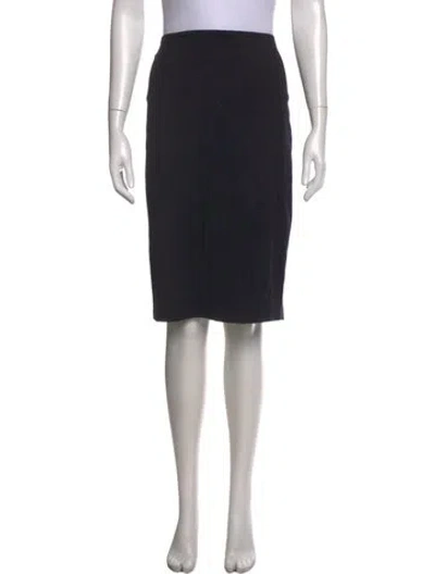 Pre-owned The Row Knee-length Skirt In Black